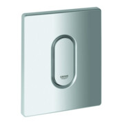 Grohe Plaque de recouvrement 42380 avec bouton-poussoir chrome mat