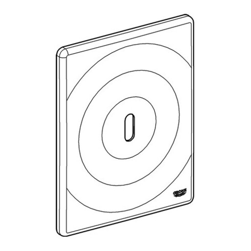 Grohe Plaque de recouvrement 42448 chrome chrome