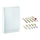 Grohe Plaque de recouvrement 43179 complète pour chasse d'eau murale blanc alpin-1