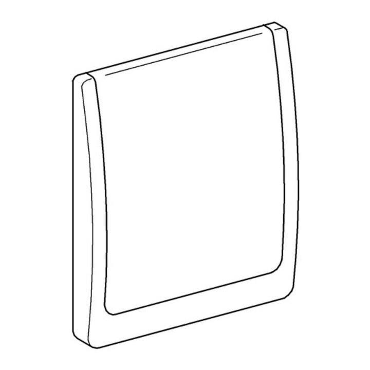 Grohe Plaque de recouvrement 43179 complète pour chasse d'eau murale blanc alpin