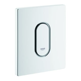 Grohe Plaque de recouvrement Arena Cosmopolitan blanche, déclenchement manuel pour urinoir