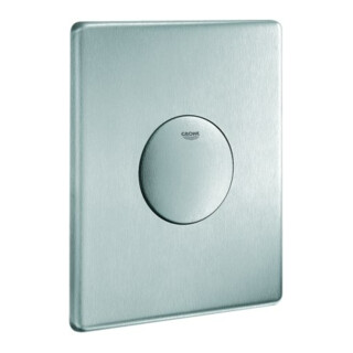 Grohe Plaque de recouvrement Skate Bouton-poussoir, montage vertical, acier inoxydable