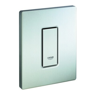 Grohe Plaque de recouvrement Skate Cosmopolitan acier inoxydable, déclenchement manuel pour urinoir