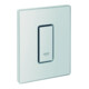 Grohe Plaque de recouvrement Skate Cosmopolitan blanc, déclenchement manuel pour urinoir-1