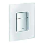 Grohe Plaque de recouvrement Skate Cosmopolitan daVinci blanc, verre, montage vertical/horizontal