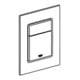 Grohe Plaque de recouvrement Skate Cosmopolitan S graphite brossé, montage vertical-4
