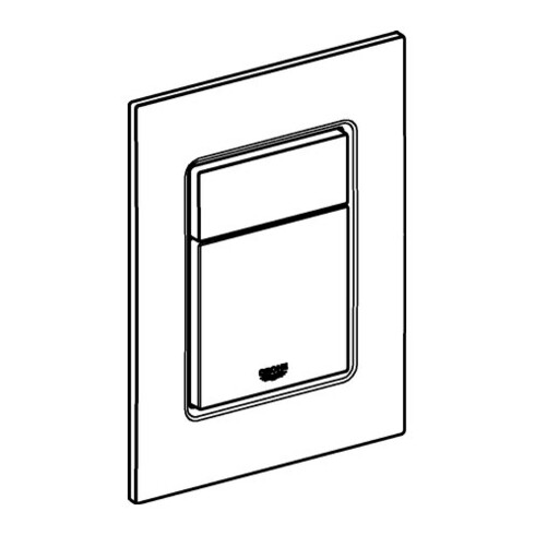 Grohe Plaque de recouvrement Skate Cosmopolitan S w sunset brossé, montage vertical