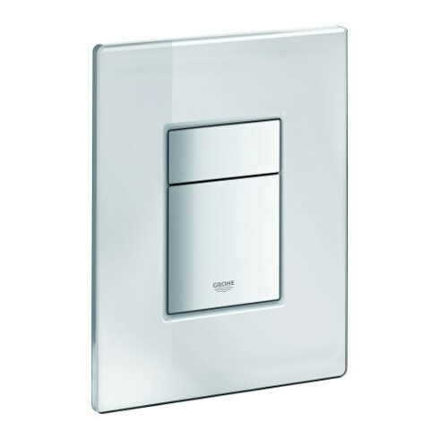 Grohe Plaque de recouvrement Skate Cosmopolitan verre dépoli, montage vertical/horizontal