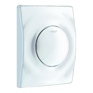 Grohe Plaque de recouvrement Surf blanche, déclenchement manuel pour urinoir