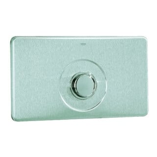 Grohe Platte und Druckknopf 42261 Edelstahl