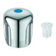 Grohe Poignée 41002 Marquage bleu pour vannes extérieures Eurotec chromé-1