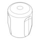 Grohe Poignée 41002 Marquage bleu pour vannes extérieures Eurotec chromé-3