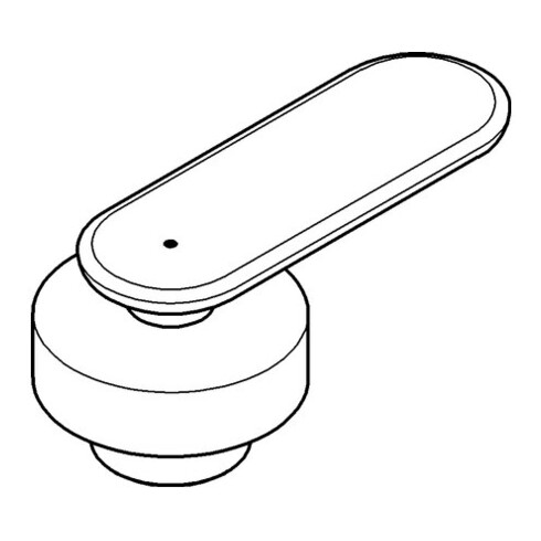 Grohe Poignée 48015 Marquage bleu pour Veris velvet black