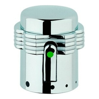 Grohe Poignée d'arrêt 47246 avec bouton d'économie pour Automatic 2000 Clova chrome/chrome mat
