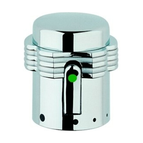 Grohe Poignée d'arrêt 47246 avec bouton d'économie pour Automatic 2000 Clova chrome/chrome mat
