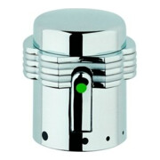 Grohe Poignée d'arrêt 47246 avec bouton d'économie pour Automatic 2000 Clova chrome/chrome mat