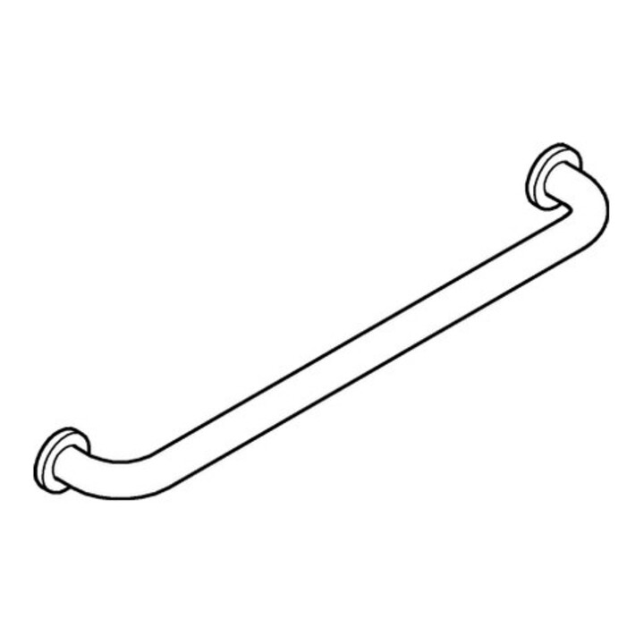 Grohe Poignée de baignoire Essentials 60 cm, supersteel, fixation dissimulée