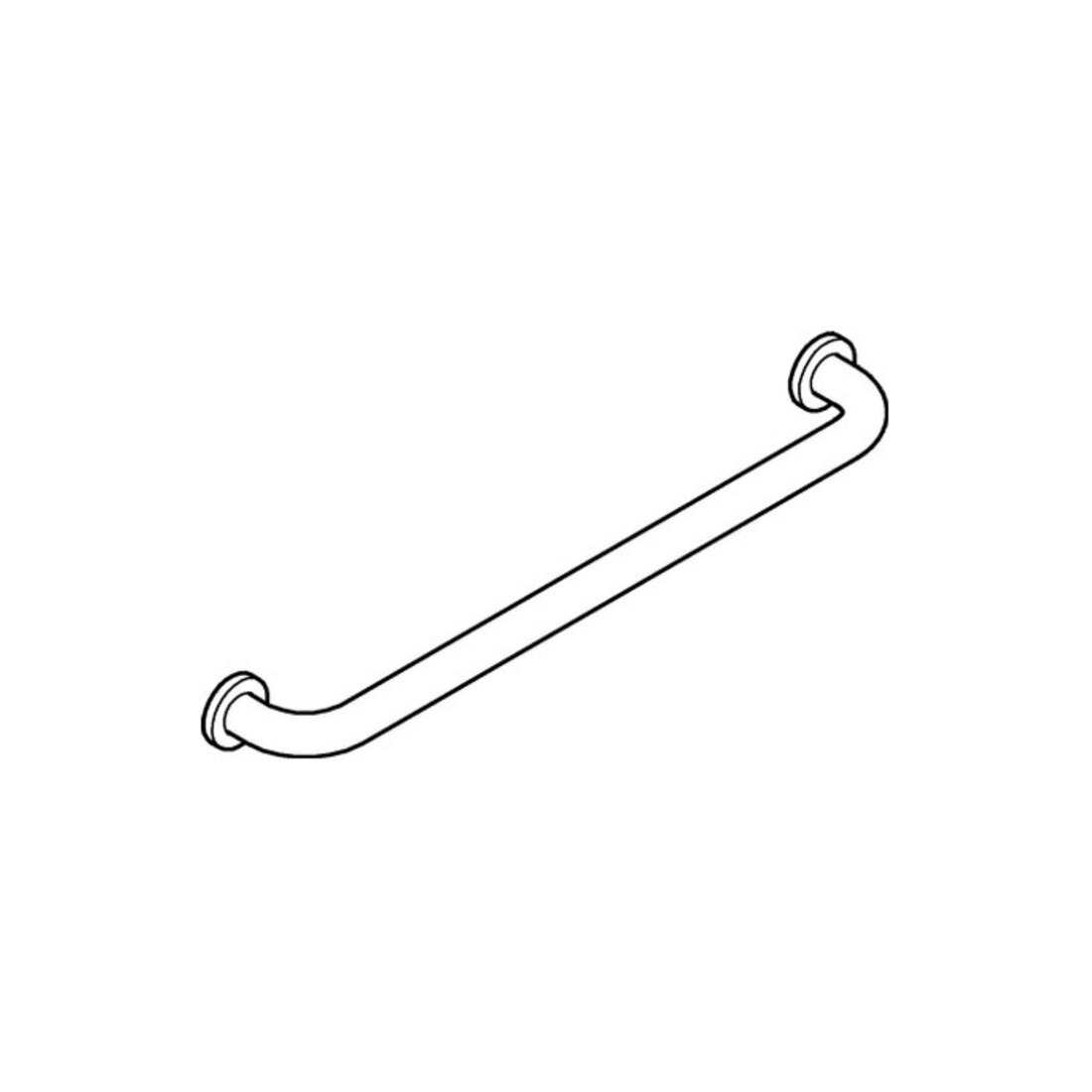 Grohe Poignée de baignoire Essentials 60 cm, supersteel, fixation dissimulée