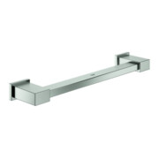 Grohe Poignée de baignoire Essentials Cube 39,2 cm, fixation dissimulée, supersteel