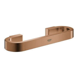 Grohe Poignée de baignoire Selection 33,6 cm, fixation dorée, blanc suns geb