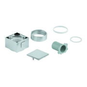 Grohe Poignée de réglage de température 49091 carrée pour ensembles THM chrome