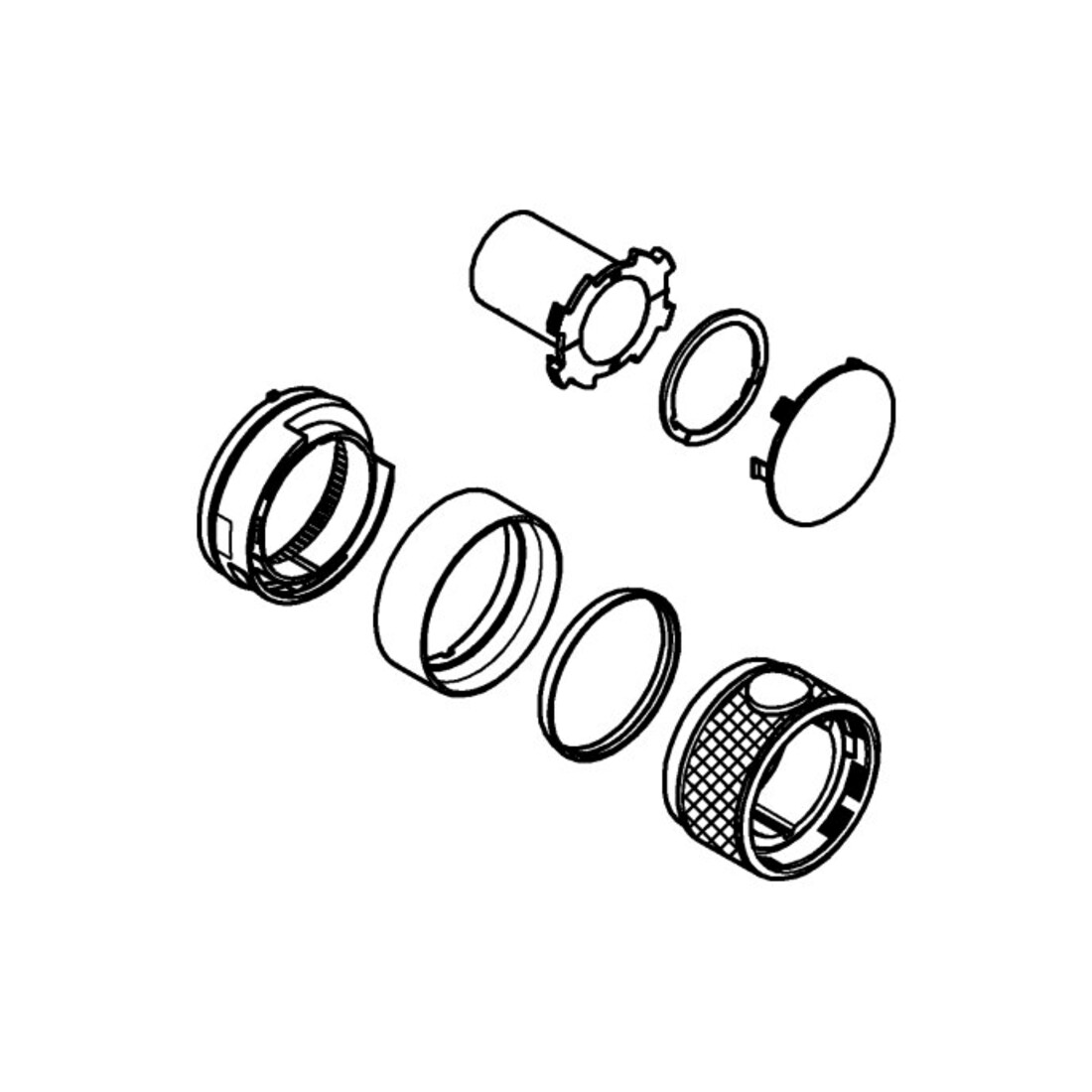 Grohe Poignée de sélection de température 49029 pour Grohtherm SmartControl FMS chrome