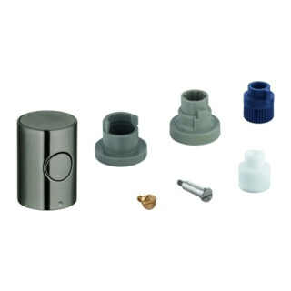 Grohe Poignée métal 47984 Poignée de débit EcoButton graphite dur brossé