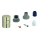 Grohe Poignée métallique 47984 DN 15 Poignée de débit EcoButton nickel brossé-1