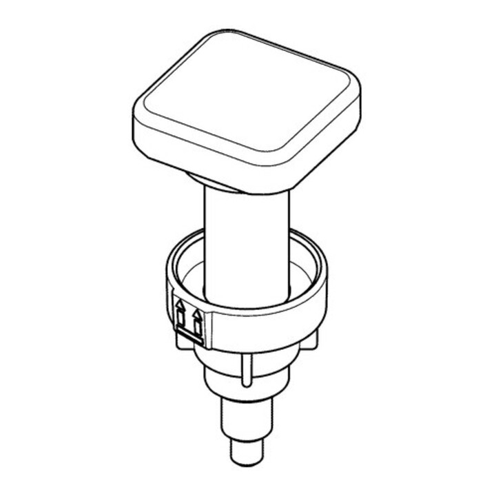 Grohe Poignée tournante 42586 pour éviers de cuisine acier inoxydable