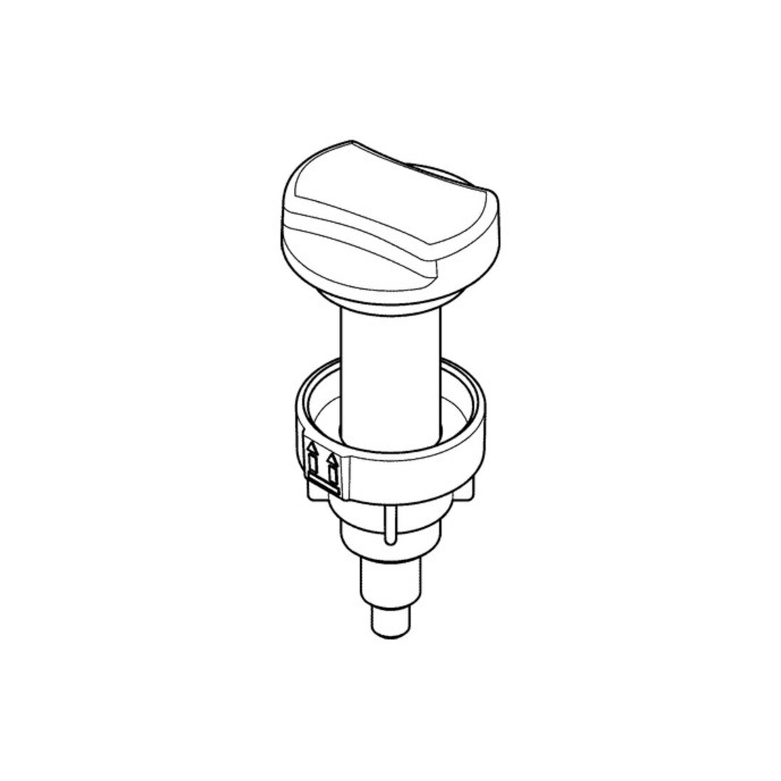 Grohe Poignée tournante 42587 pour éviers de cuisine acier inoxydable