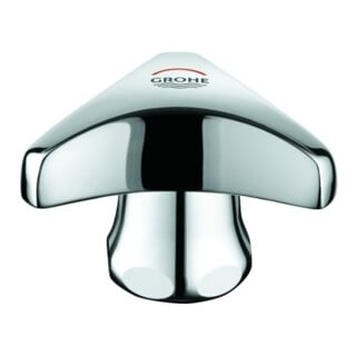 Grohe Poignée Trecorn 45081 1/2" Marquage rouge avec capuchon chrome