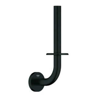 Grohe Porte-papier toilette de réserve Essentials mural, fixation incluse, noir mat