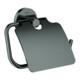 Grohe Porte-papier toilette Essentials hd graphite, avec couvercle, fixation cachée-1