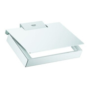 Grohe Porte-papier toilette Selection Cube chrome, avec couvercle, fixation dissimulée