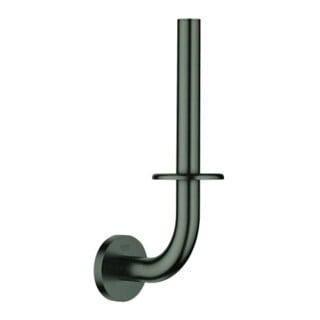 Grohe Porte-papier WC de réserve Essentials hd graphite brossé, mod. mural, avec couvercle