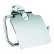Grohe Porte-papier WC Essentials avec couvercle, fixation dissimulée, chrome-1