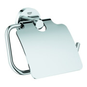 Grohe Porte-papier WC Essentials avec couvercle, fixation dissimulée, chrome