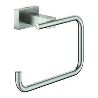 Grohe Porte-papier WC Essentials Cube s/ couvercle, fixation cachée, supersteel
