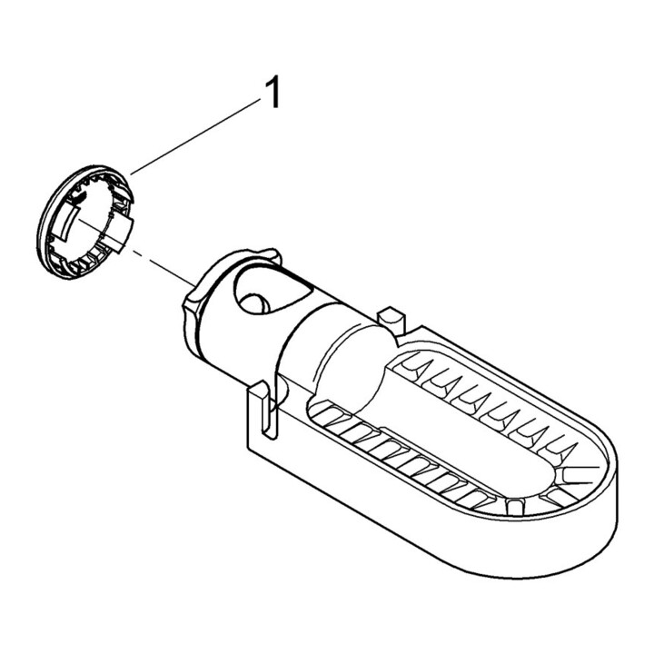 GROHE Porte-savon Relexa chromé pour barre de douche