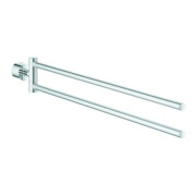 Grohe Porte-serviettes Atrio 539 mm, 2 bras, fixe, chrome