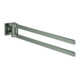 Grohe Porte-serviettes double Allure 460 mm, pivotant 90°, graphit brossé-1
