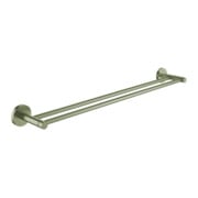 Grohe Porte-serviettes double Essentials 60 cm, fixation dissimulée, nickel brossé