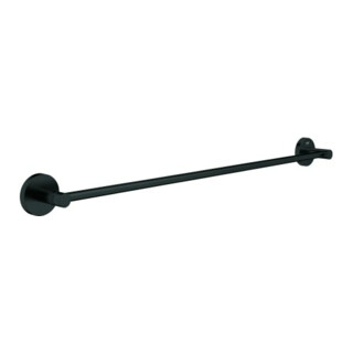 Grohe Porte-serviettes Essentials noir mat, fixation cachée, 60 cm