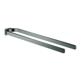 Grohe Porte-serviettes Selection 40 cm, 2 bras, non pivotant, graphite dur