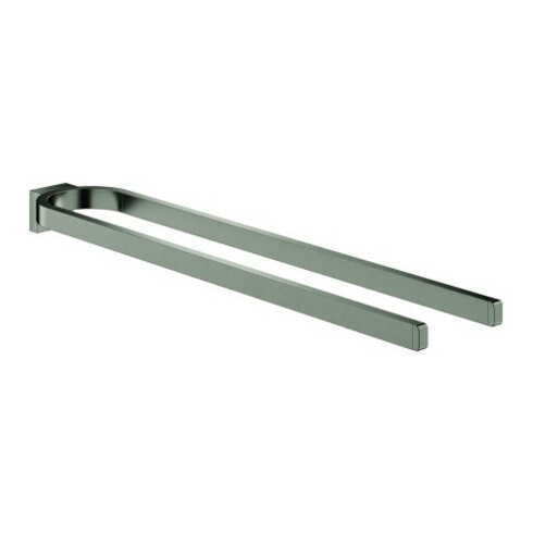Grohe Porte-serviettes Selection 40 cm, 2 bras, pivotant, graphit brossé