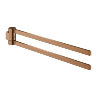 Grohe Porte-serviettes Selection 44,1 cm, 2 bras, pivotant, blanc suns geb.