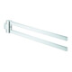 Grohe Porte-serviettes Selection 44,1 cm, 2 bras, pivotant, chrome-1