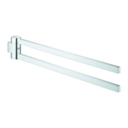 Grohe Porte-serviettes Selection 44,1 cm, 2 bras, pivotant, chrome