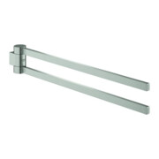 Grohe Porte-serviettes Selection 44,1 cm, 2 bras, pivotant, supersteel