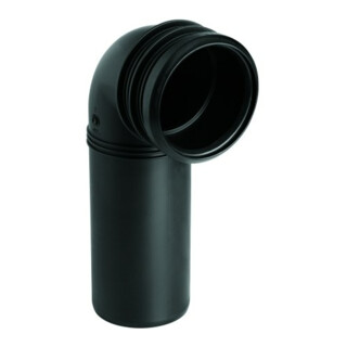Grohe PP-Ablaufbogen d= 9cm, mit Tiefenverstellung, DN 80